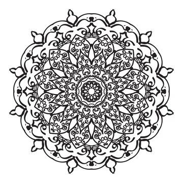 Mandala Luxury Design Stock Illustration