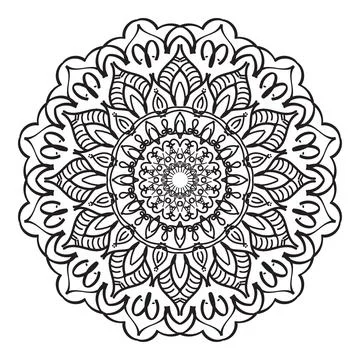 Mandala Luxury Design Stock Illustration