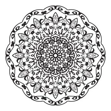 Mandala Luxury Design Stock Illustration