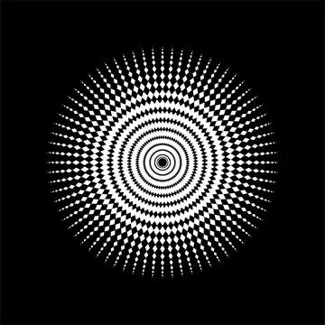 Mandala made from Rectangles Composition. Modern Contemporary Mandala for Logo, 스톡 일러스트