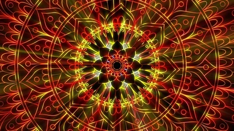 Mandala Meditation Stock Footage 85890343