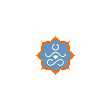 Mandala meditation Stock Illustration