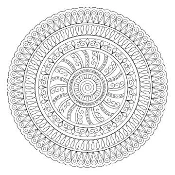 Mandala oriental Stock Illustration
