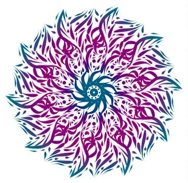 Mandala ornament 스톡 일러스트