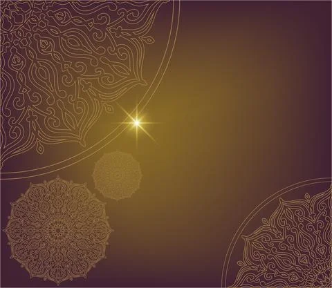 Mandala ornament Stock Illustration