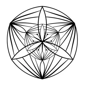 Mandala ornament. Lace pattern in circle. Doodle illustration. Vector graphic 스톡 일러스트