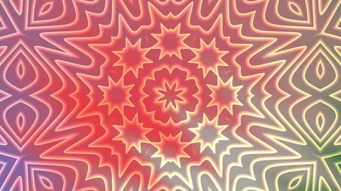 Mandala overlay kaleidoscope. Vidéo 309925607