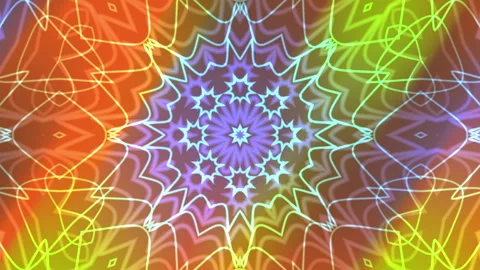 Mandala overlay style abstract design pattern Stock Footage 325745245