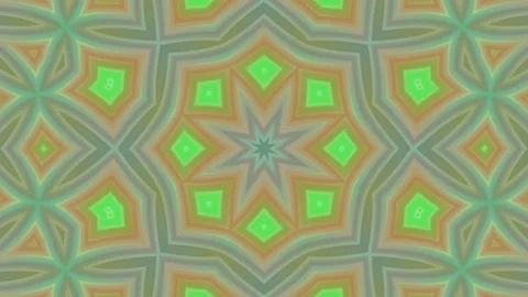 Mandala pattern abstract animation background rendered by computer Stock Footage 169078080