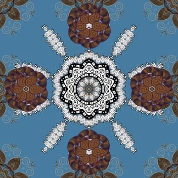 Mandala pattern. Arabic Vintage decorative ornament. East, Islam, Thai, Indian, Stockillustratie