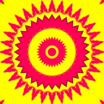 Mandala pattern background with bright colors Stock Illustration
