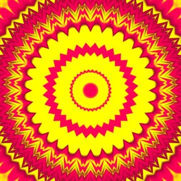 Mandala pattern background with bright colors Illustrazione stock