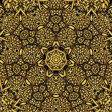 Mandala pattern background. Stock Illustration