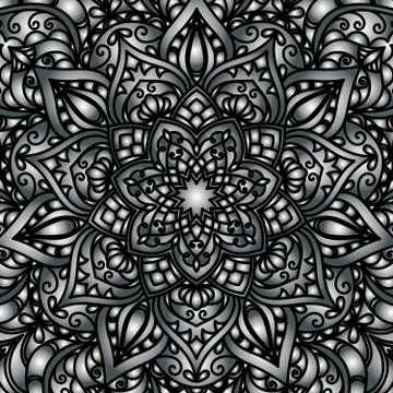 Mandala pattern background. Stock Illustration