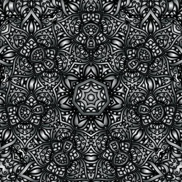 Mandala pattern background. Stock Illustration