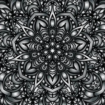 Mandala pattern background. Stock Illustration