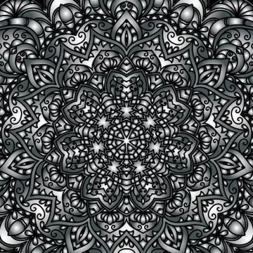 Mandala pattern background. Stock Illustration