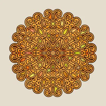 Mandala pattern background. 스톡 일러스트