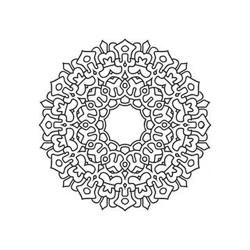 Mandala pattern design background vector illustration Stock Illustration