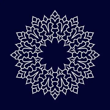 Mandala pattern design background vector illustration 스톡 일러스트