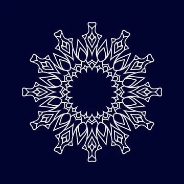 Mandala pattern design background vector illustration 스톡 일러스트