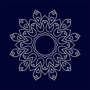 Mandala pattern design background vector illustration 스톡 일러스트