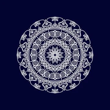 Mandala pattern design background vector illustration イラスト素材