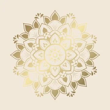 Mandala pattern design with hand drawn, Vector mandala Oriental pattern, Uniq イラスト素材