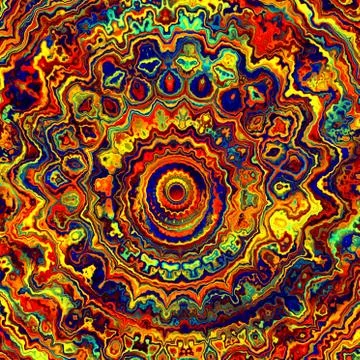 Mandala Pattern Stock Illustration