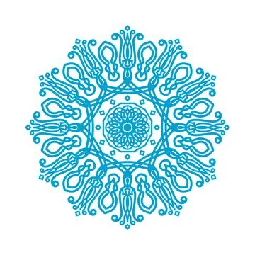 Mandala pattern Stock Illustration