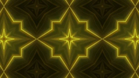 Mandala pattern Laser neon show vj loop Stock Footage 266648596