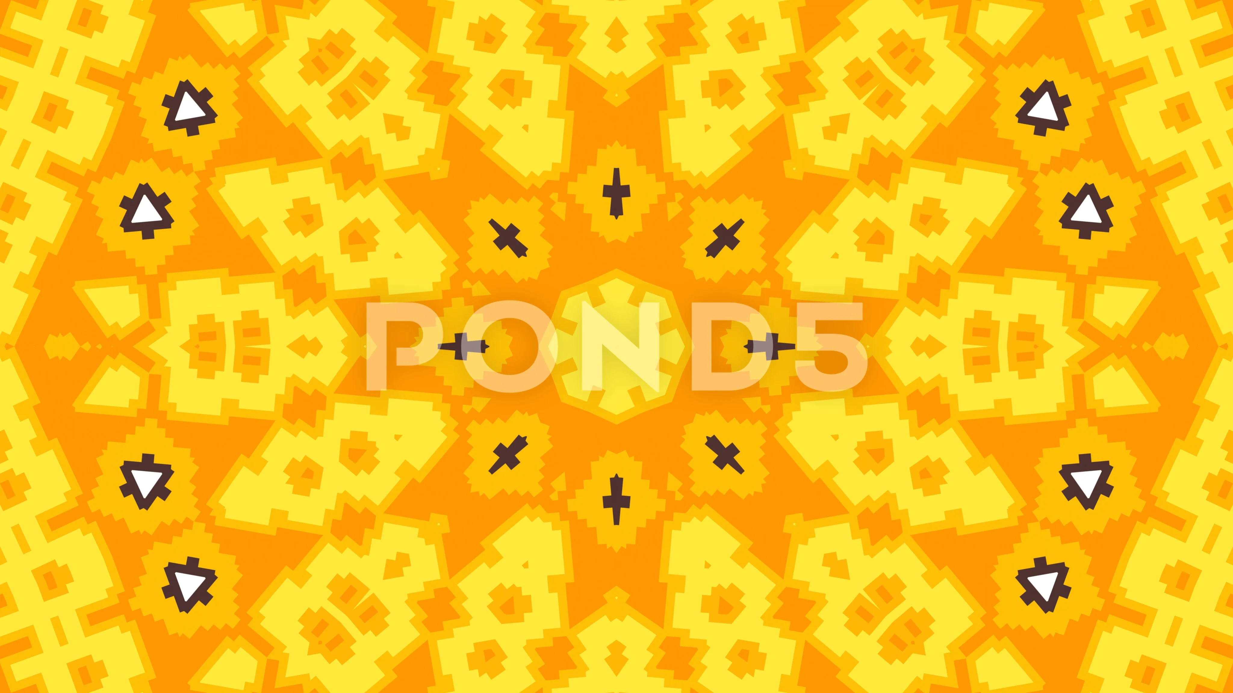 Bitcoin sign seamless pattern in pixel art style. 8-bit Bitcoin