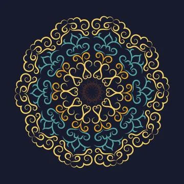 Mandala round Stock-Illustration