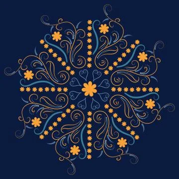 Mandala round Stock-Illustration