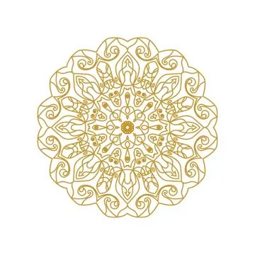 Mandala. Round Ornament Stock Illustration
