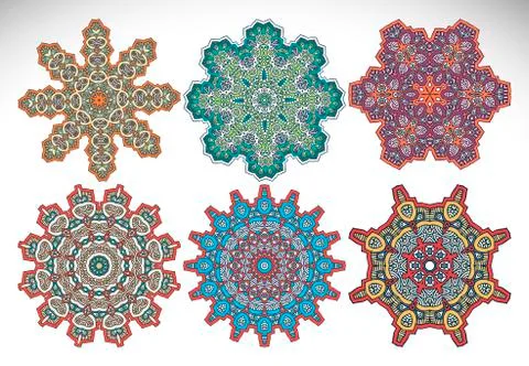 Mandala. Round Ornament Pattern Stock Illustration