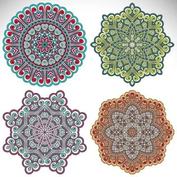 Mandala. Round Ornament Pattern Stock Illustration