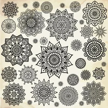 Mandala. Round Ornament Pattern Stock Illustration