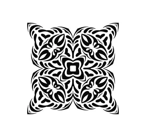 Mandala. Round ornament pattern set. Illustrazione stock