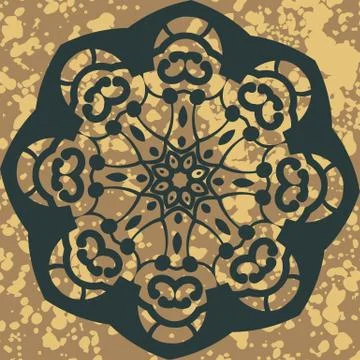 Mandala. Round Ornament Pattern. Vector floral design イラスト素材
