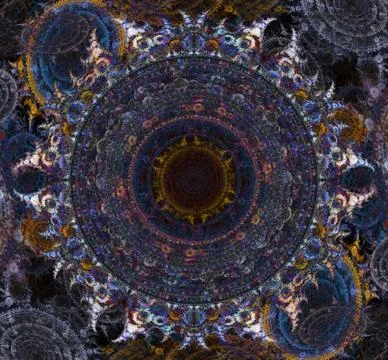 Mandala, Sacred Geometry Stock Illustration