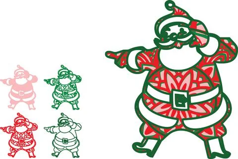 Mandala Santa Stock Illustration