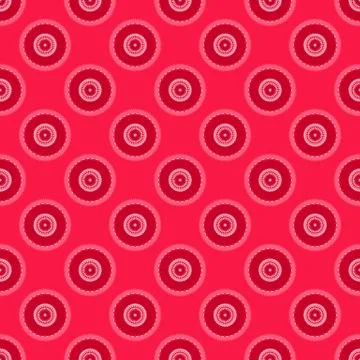 Mandala seamless pattern Stock Illustration