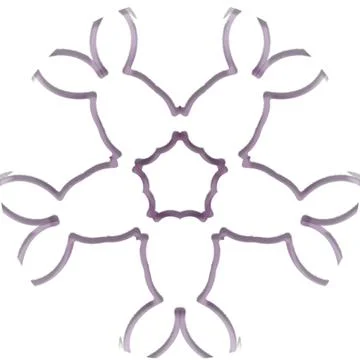 Mandala Shiny Piece Element Gradient Abstract Creative Background for Digit.. Illustrazione stock