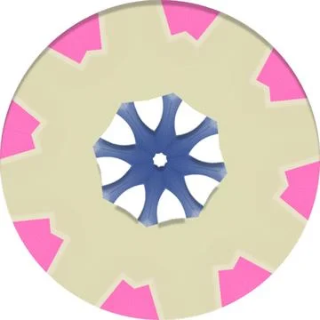 Mandala Shiny Piece Element Gradient Abstract Creative Background for Digit.. Illustrazione stock