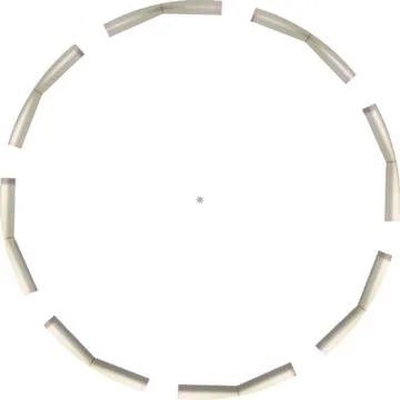 Mandala Shiny Piece Element Gradient Abstract Creative Background for Digit.. Illustrazione stock