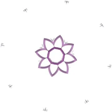 Mandala Shiny Piece Element Gradient Abstract Creative Background for Digit.. Illustrazione stock