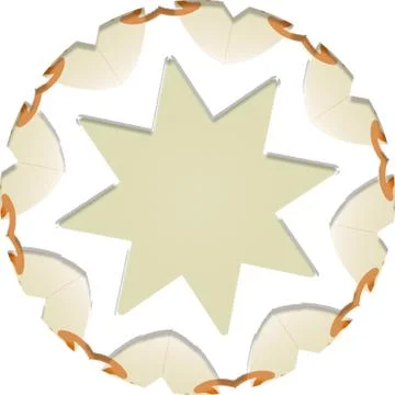 Mandala Shiny Piece Element Gradient Abstract Creative Background for Digit.. Illustrazione stock