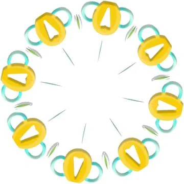 Mandala Shiny Piece Element Gradient Abstract Creative Background for Digit.. 스톡 일러스트