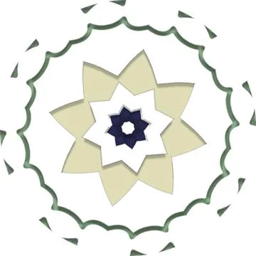 Mandala Shiny Piece Element Gradient Abstract Creative Background for Digit.. Stockillustratie